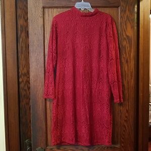 🔆NWT🔆 Red lace bodycon dress